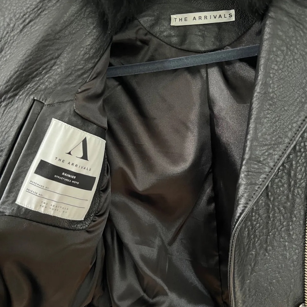 Rainier Leather Motorcycle Jacket - image 2